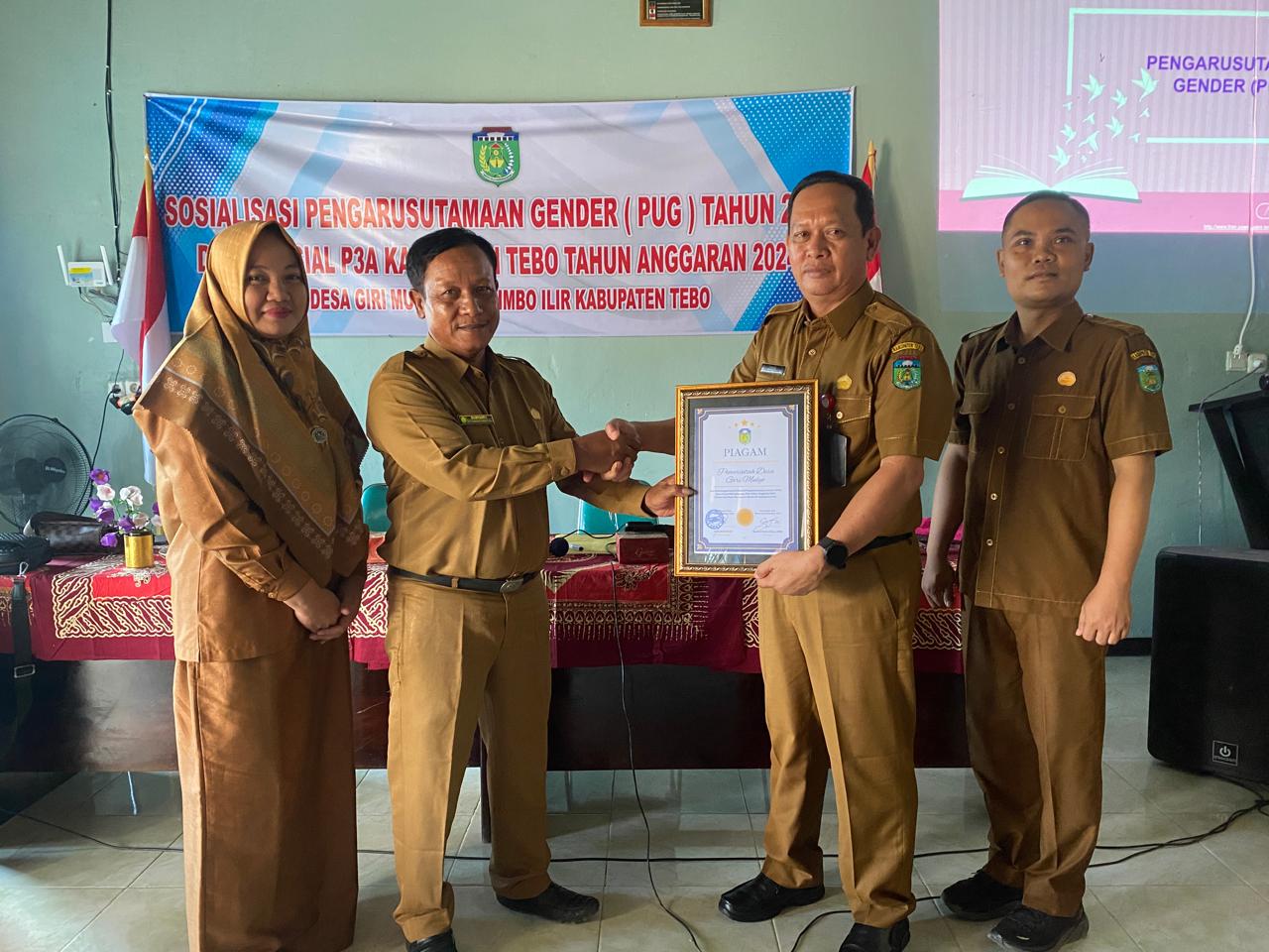 SOSIALISASI PENGARUSUTAMAAN GENDER DINAS SOSIAL P3A KABUPATEN TEBO TAHUN 2024